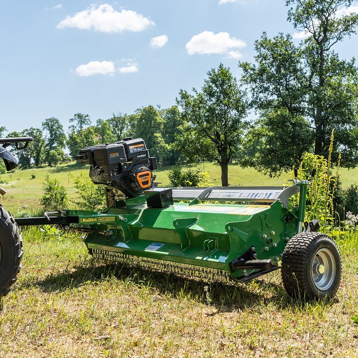 Quad-Mulcher mit Klappe und E-Starter, 1,5 m, 15 PS