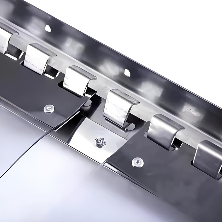 Schiene für PVC-Streifenvorhang 1,25 m