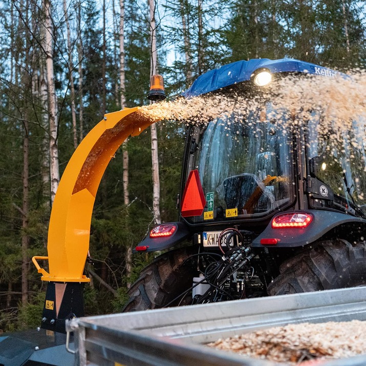 Häcksler 150, mit Antistress hydraulische Zuführung