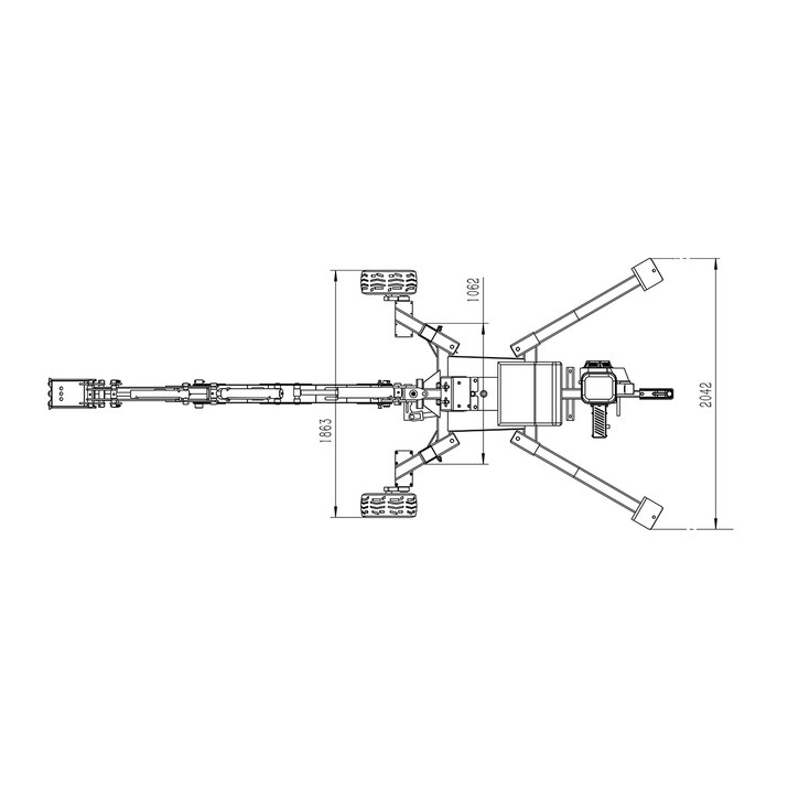 Anbaubagger für Quad