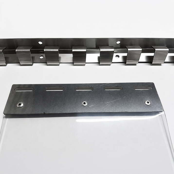 Schiene für PVC-Streifenvorhang 1,25 m