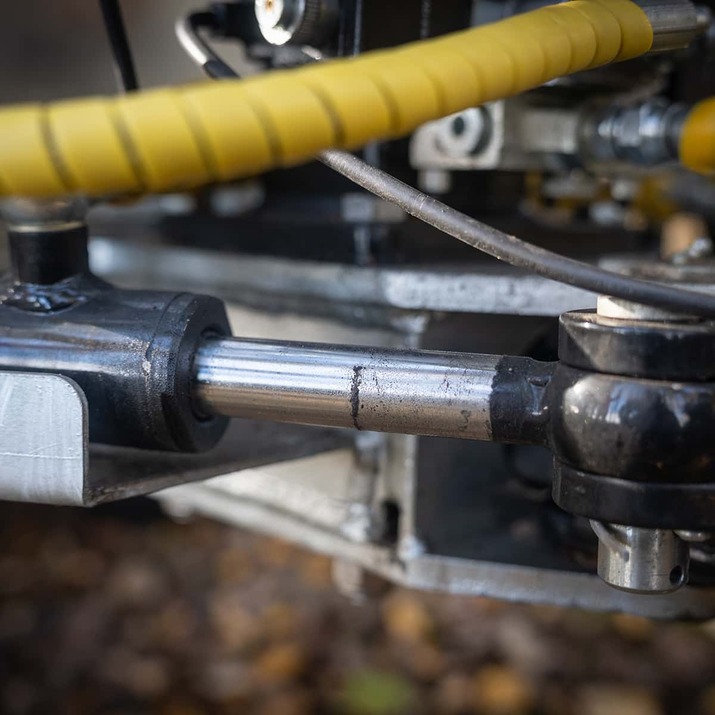 Forstanhänger Quad 3 Tonnen, mit 4,2 m Kran