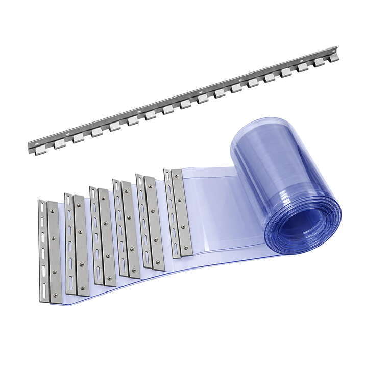 Schiene für PVC-Streifenvorhang 1,25 m
