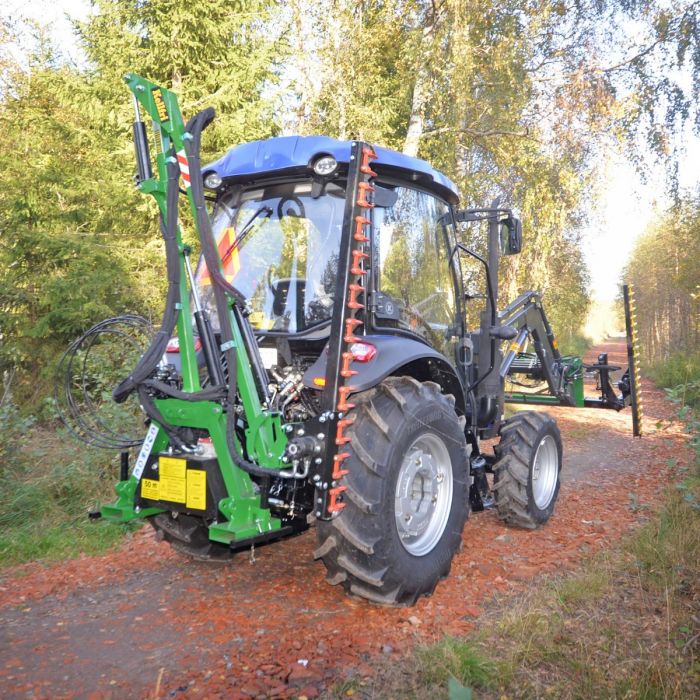 Heckenschneider mit Doppelpumpe für Dreipunkt-Kraftheber
