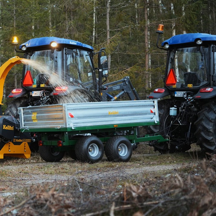 Kippanhänger 2,5 Tonnen, galvanisiert