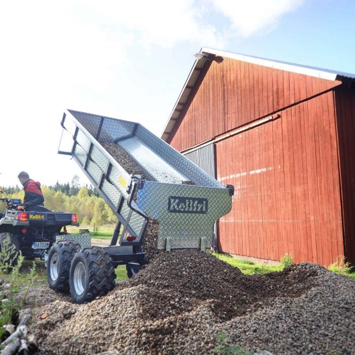 Kippanhänger Quad 1420 kg mit elektrohydraulischer Kippfunktion