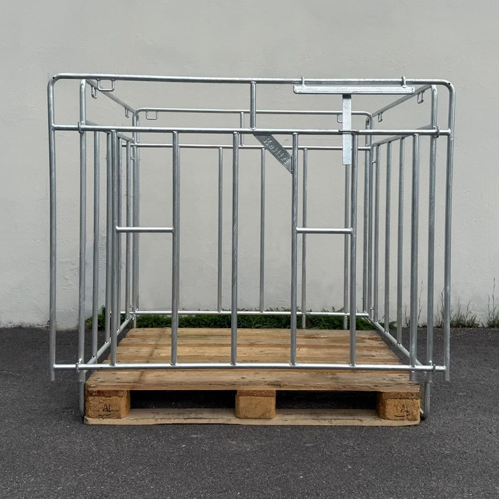 Brennholzsackständer für Europool- und Hydro-Paletten