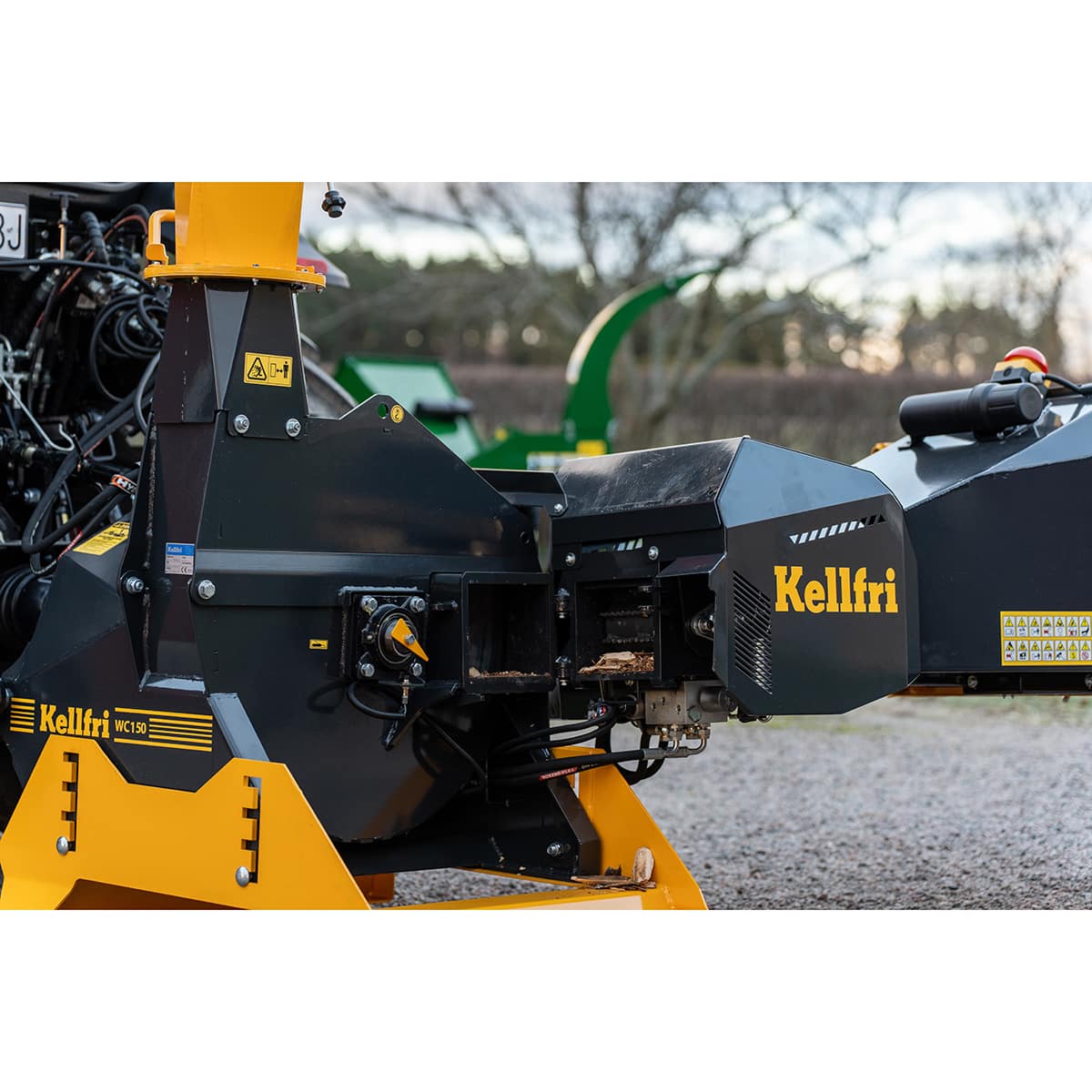 Häcksler 150, mit Antistress hydraulische Zuführung
