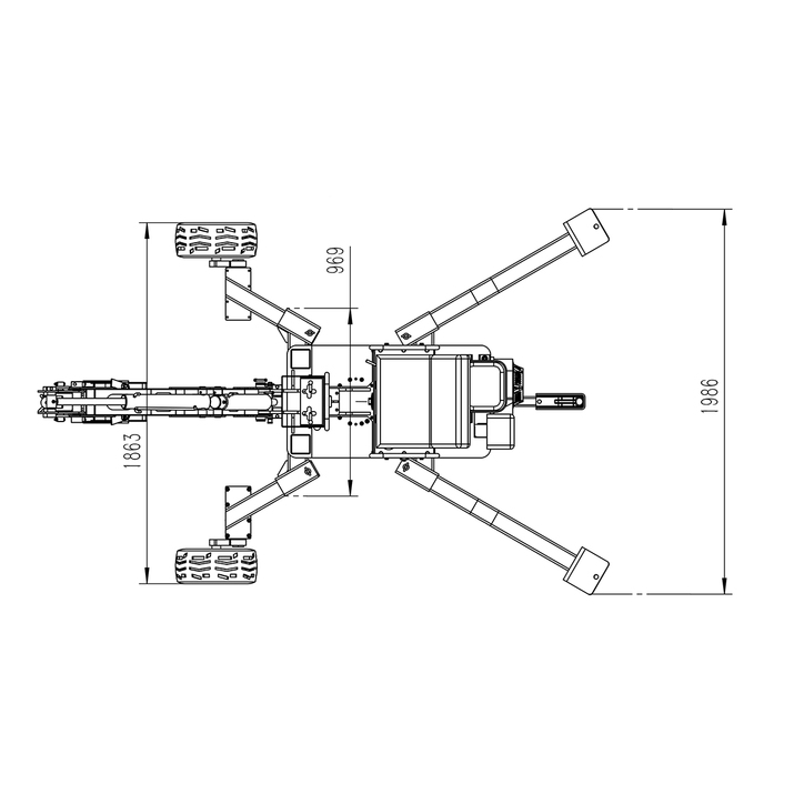 Anbaubagger 360 für Quad