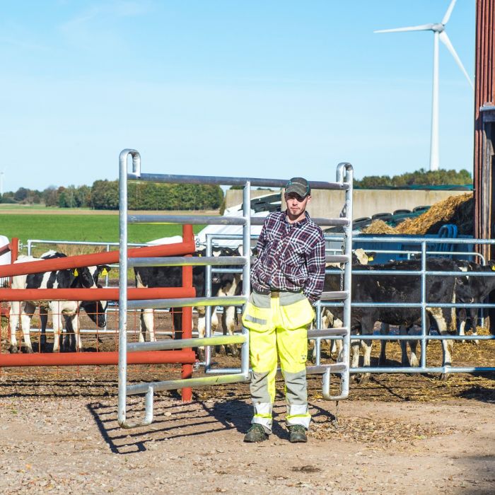 Fanggitter aus Aluminium mit U -förmigen Füßen