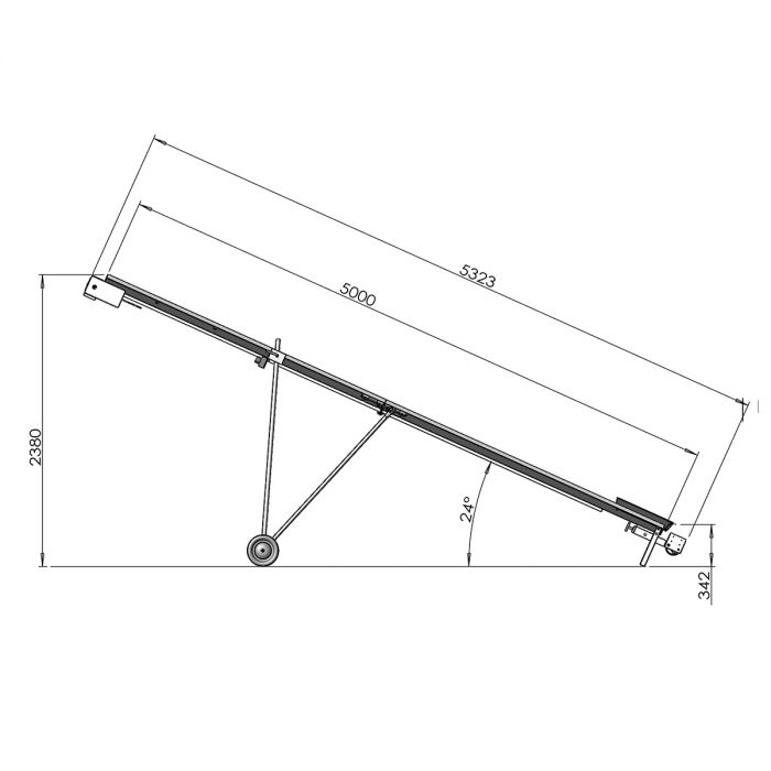 Holzförderer 5,0 m