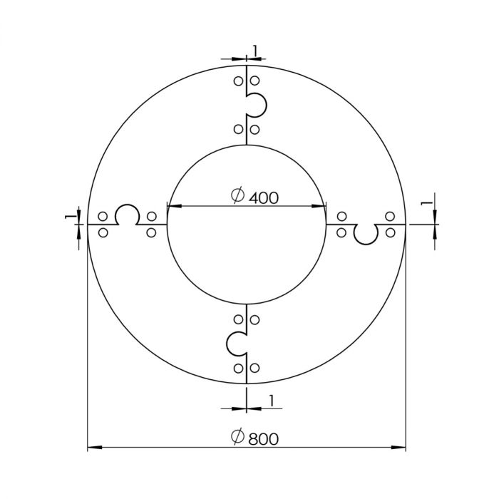 Baumring, Metall