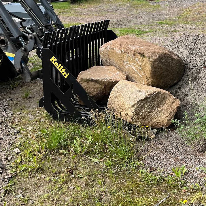 Steinsortiergabel 1,5 m, mit verschraubter Avantaufnahme