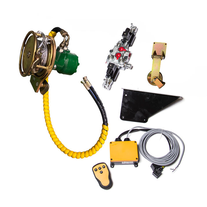 Funkgesteuerte hydraulische WInde, 1000 kg Quad-Greiflader GL36 & GL42