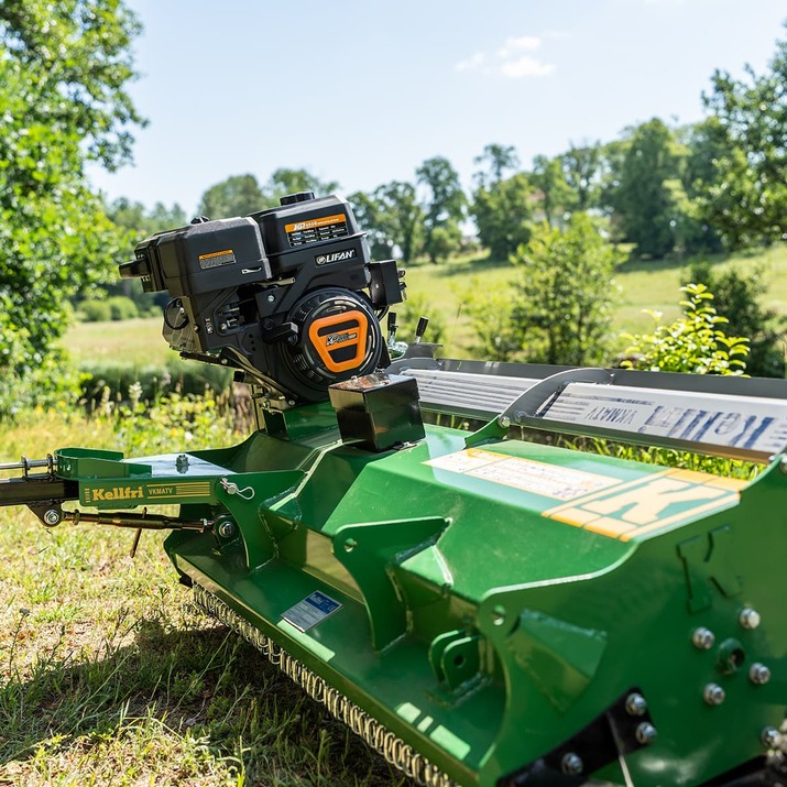 Quad-Mulcher mit Klappe und E-Starter, 1,5 m, 15 PS