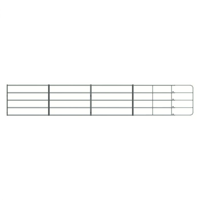 Ausziehbares Weidepanel 6,00  - 6,95 m, Kombi Flex
