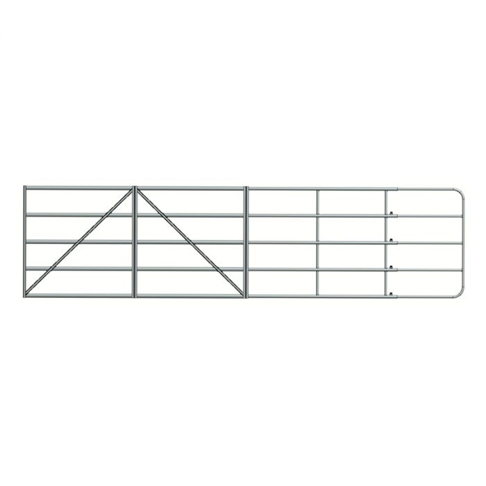 Ausziehbares Weidepanel 3,70  - 4,65 m, Kombi Plus Flex