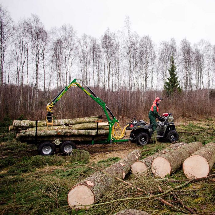 Forstanhänger Quad 2 Tonnen, Paket 10