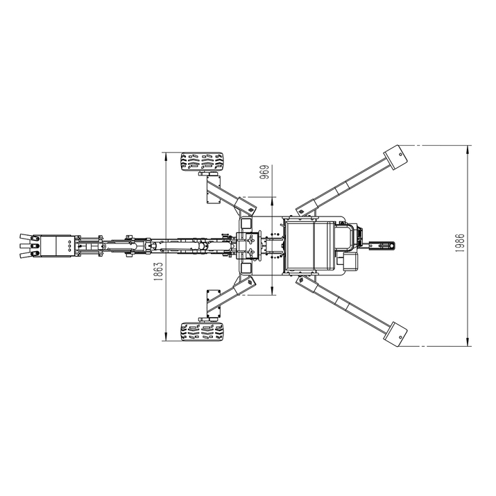Anbaubagger 360 für Quad