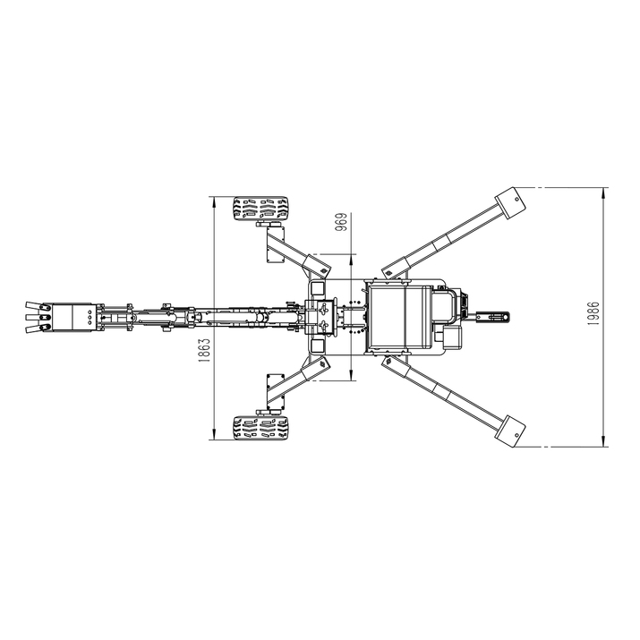 Anbaubagger 360 für Quad