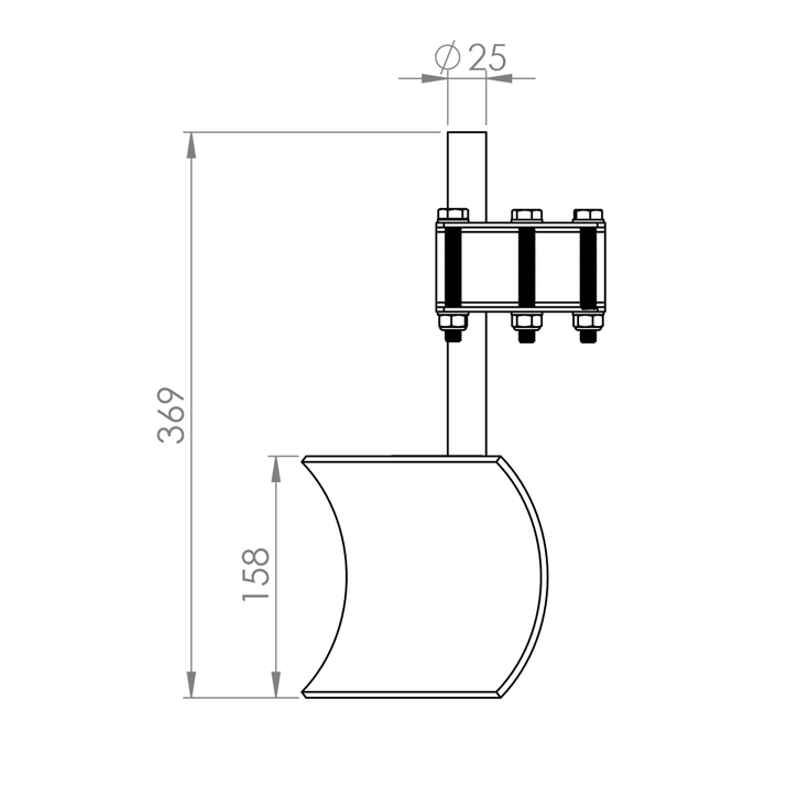 Seitenkratzer für Hofegge Quad GH2UG