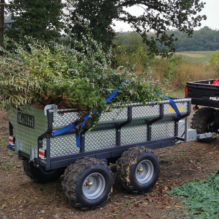 Kippanhänger Quad 1420 kg mit elektrohydraulischer Kippfunktion