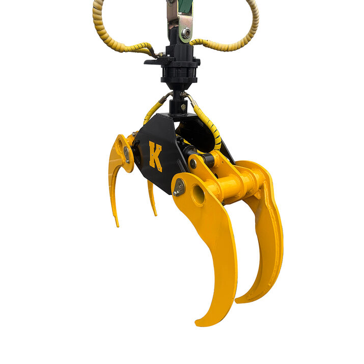 Reisiggreifer inkl. Hydraulikschlauch und Schrauben