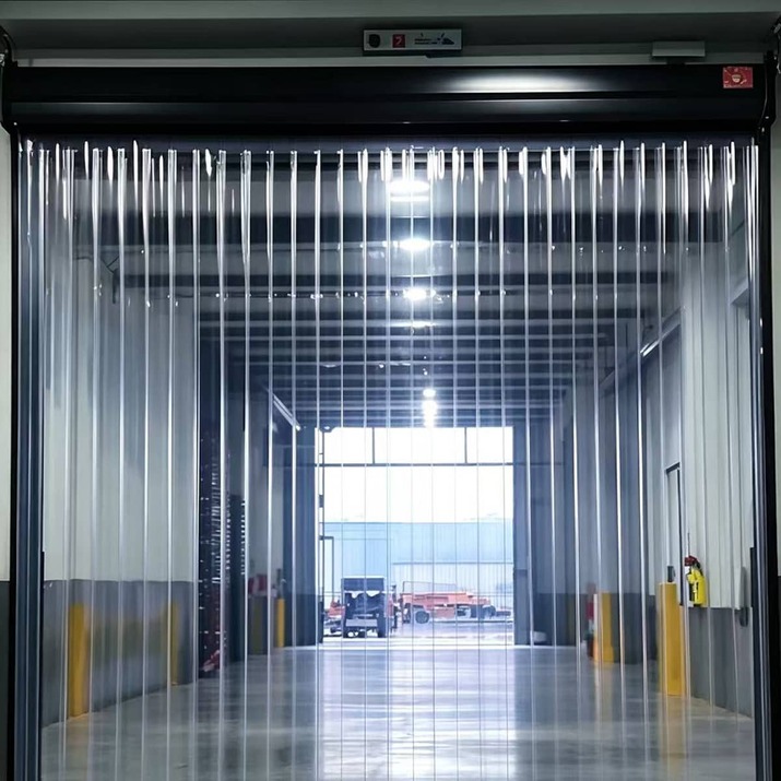 Schiene für PVC-Streifenvorhang 1,25 m