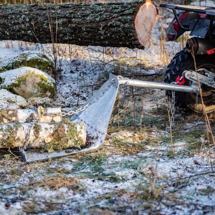 Quad-Holztransportschlitten