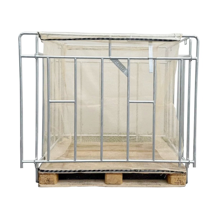 Brennholzsackständer für Europool- und Hydro-Paletten