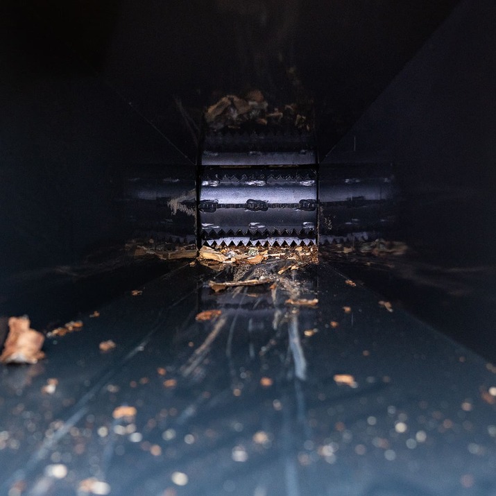 Häcksler 150, mit Antistress hydraulische Zuführung