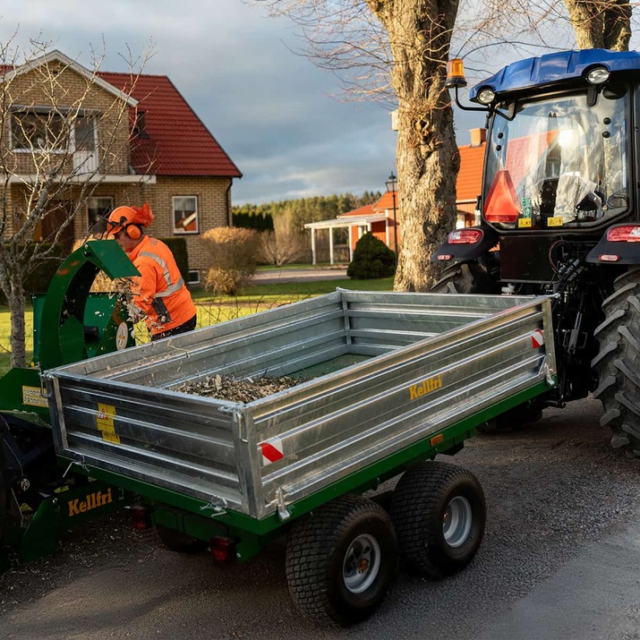 Kippanhänger 2,5 Tonnen, galvanisiert