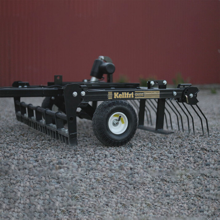 Quad-Hofegge mit einstellbarem Fahrwerk und Zugvorrichtung