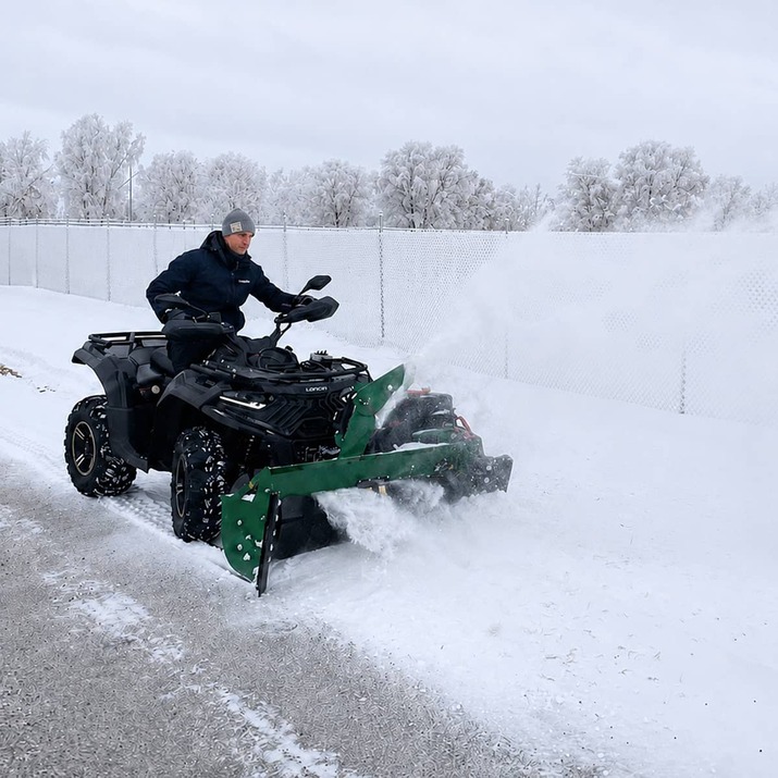 Schneefräse für Quad 1,3 m