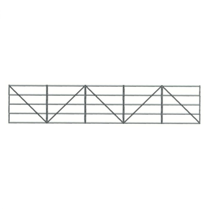 Weidepanel 5,50 m, Kombi Plus Flex
