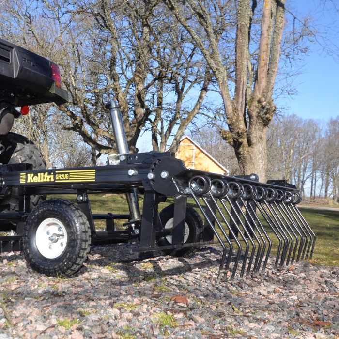 Quad-Hofegge mit einstellbarem Fahrwerk und Zugvorrichtung