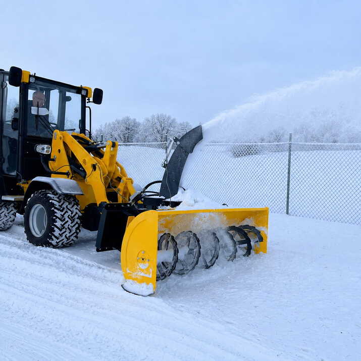 Schneefräse hydraulisch 1,5 m, mit verschraubter Trimaaufnahme