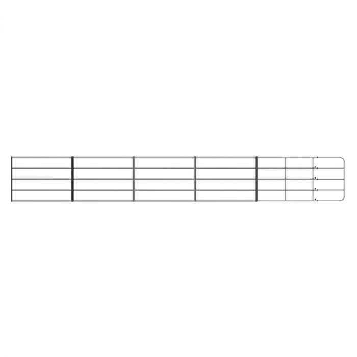 Ausziehbares Weidepanel 7,50  - 8,45 m, Kombi Flex