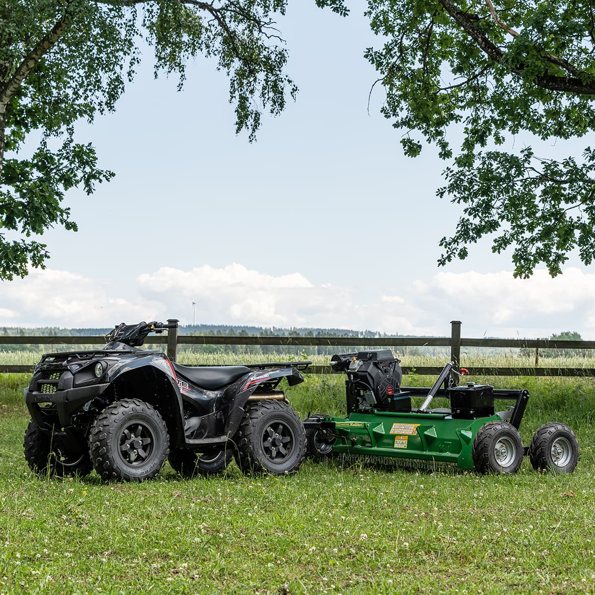 Quad-Mulcher XL mit Klappe, 1,5  m, 25 PS