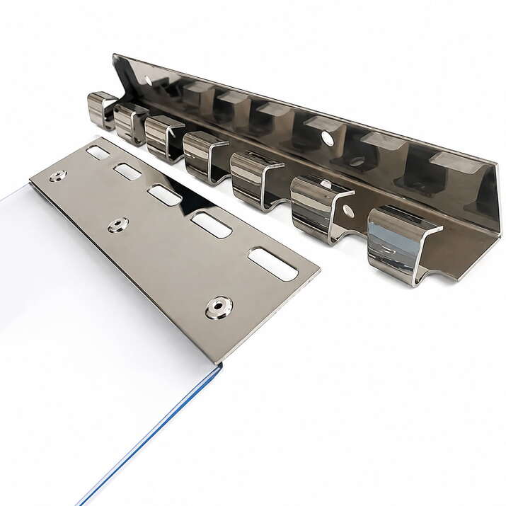 Schiene für PVC-Streifenvorhang 1,25 m