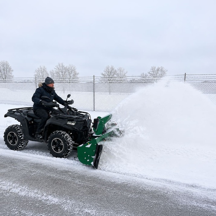 Schneefräse für Quad 1,3 m