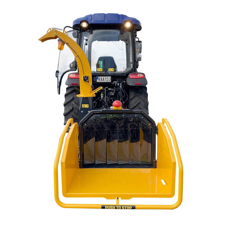 Häcksler 150, mit hydraulische Zuführung