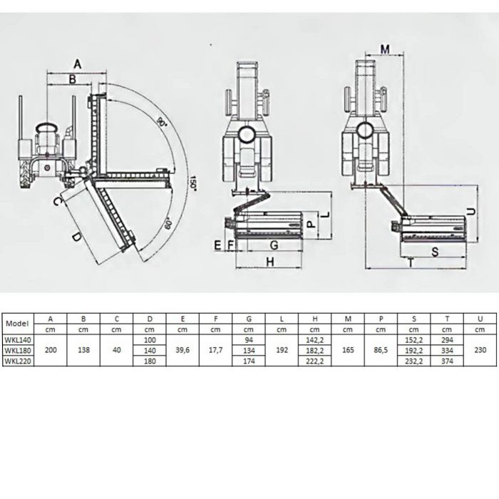 Böschungsmäher W 1,4 m