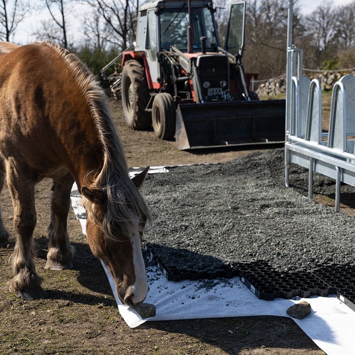 Kunststoffmatte zur Bodenbefestigung 1 m²