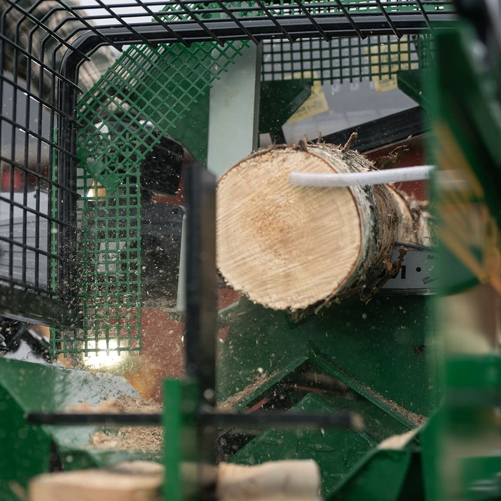 Holzschneidspalter mit Elektro antrieb