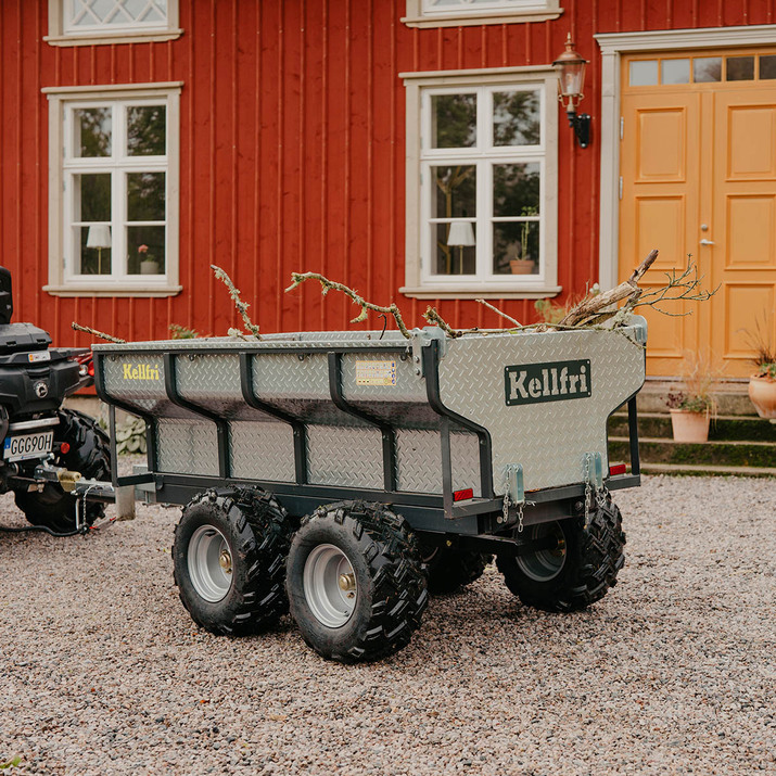 Kippanhänger Quad 1420 kg mit elektrohydraulischer Kippfunktion