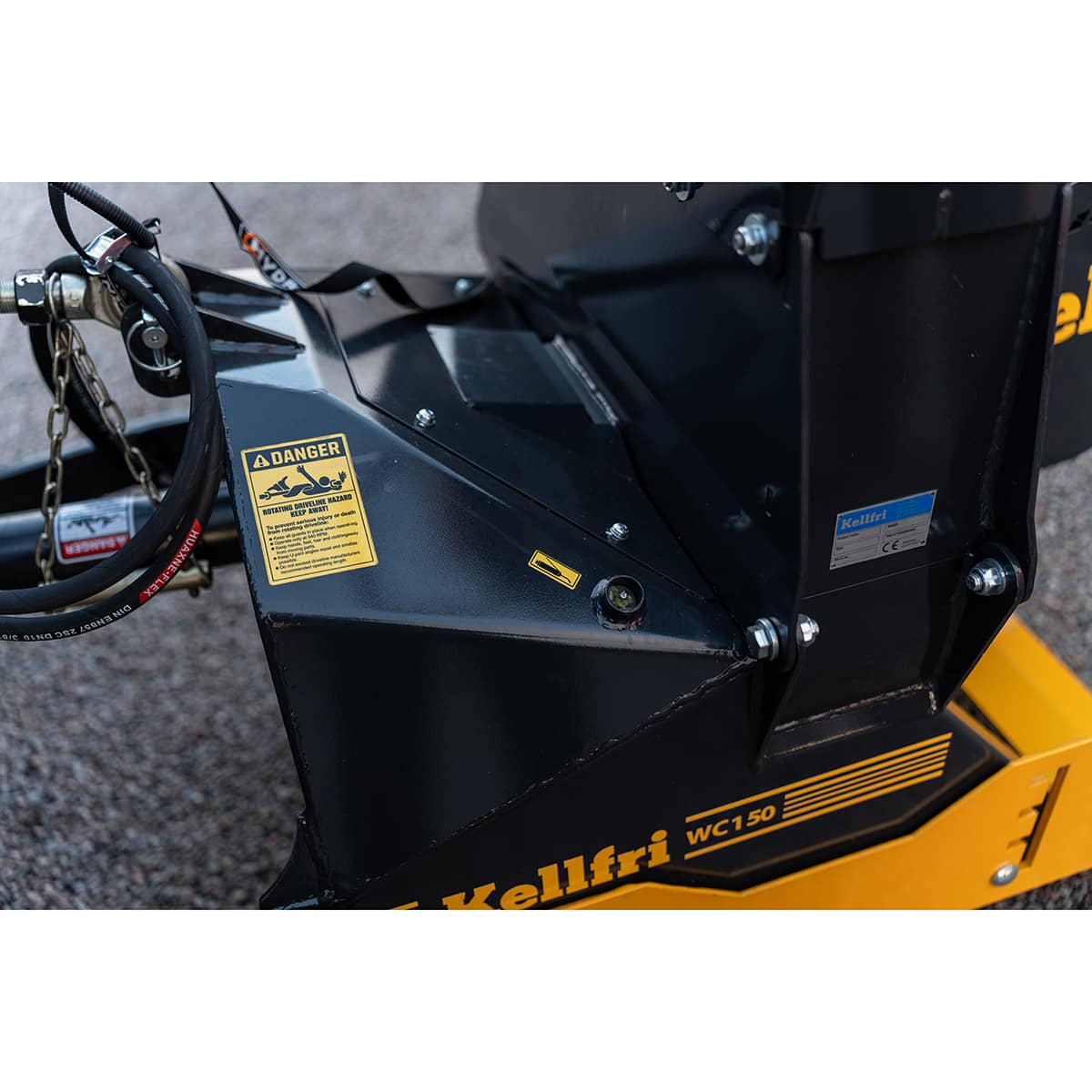 Häcksler 150, mit Antistress hydraulische Zuführung