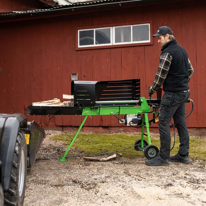 Holzspalter mit Elektroantrieb, 7 t, 70 cm