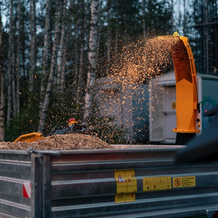 Häcksler 150, mit Antistress hydraulische Zuführung