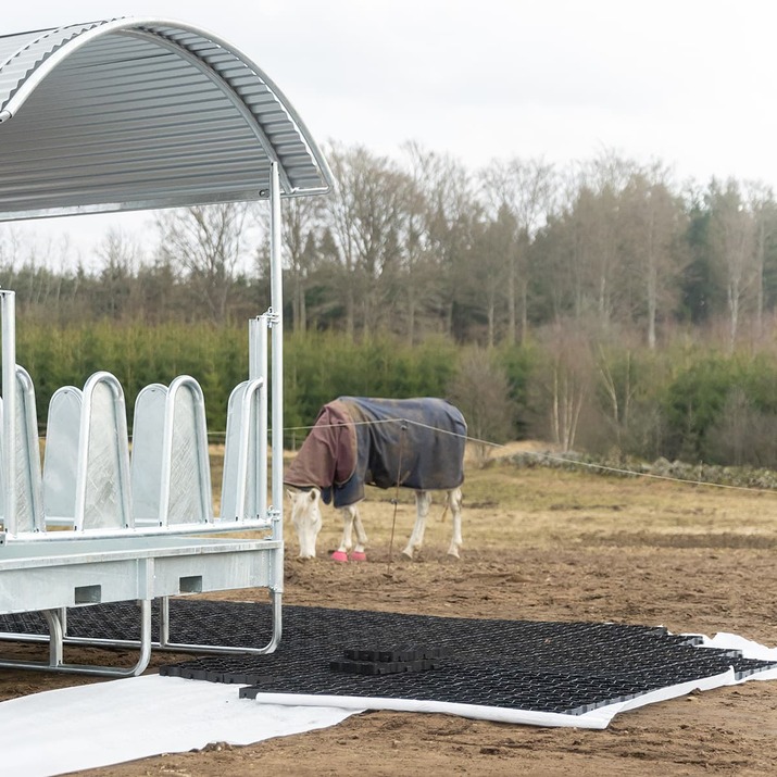 Kunststoffmatte zur Bodenbefestigung 1 m²